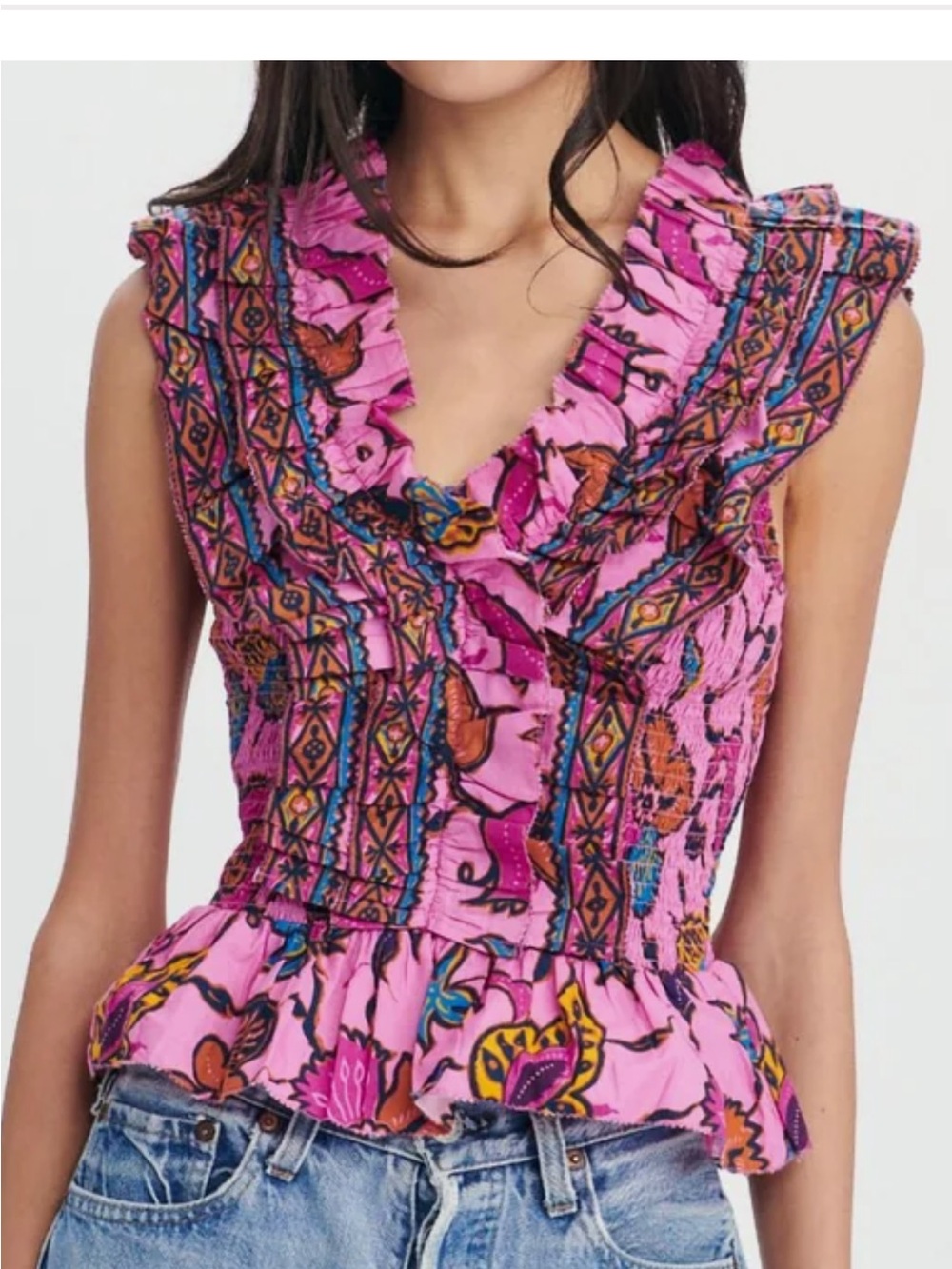 LOVE  THE LABEL
Zephyr Top In Sam Raspberry In Pink S